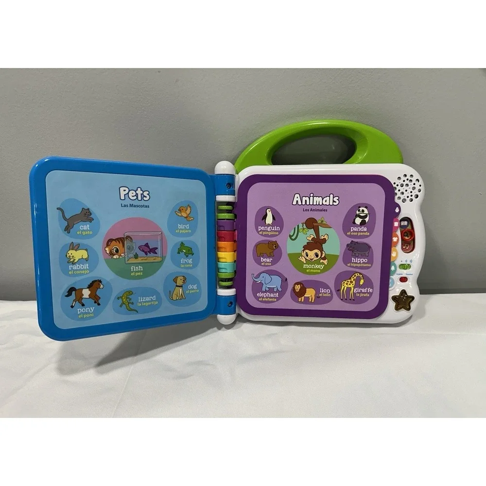 LEAPFROG‎ Learning Friends 100 Words Bilingual Spanish English Tested And Works!